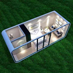 Casa prefabricada Prefab Living And Working Cabina contenedor de manzana extensible Casa prefabricada modular personalizada Cabina de manzana - Product Image 3