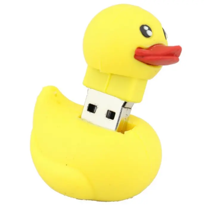High Quality Promo Gift Items Yellow Duck Shaped Usb Flash Drive Usb 2.0 3.0 8GB 16GB 32GB 64GB 128GB CARTOON Memory Sticks