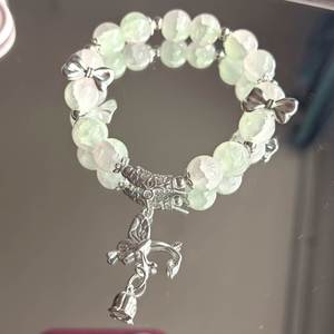 Trendy Style Chinese Colorful <b>Beaded</b> <b>Bracelets</b> for Women Girl Butterfly Bowtie Charm <b>Bracelet</b> Crystal Gemstone Beads <b>Bracelet</b> - Product Image 4