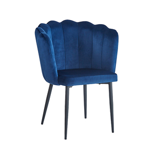 Silla de comedor dorada nórdica con mechones, rendimiento tejido, <span class=keywords><strong>Carmen</strong></span>, abotonada, silla de comedor de terciopelo - Product Image 2