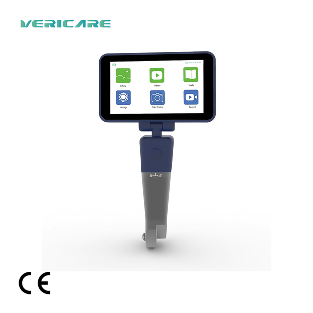 Vericare 4.5Inch Screen Veterinary Video Laryngoscope Portable Animal Intubation Scope Reusable Visual Laryngoscope