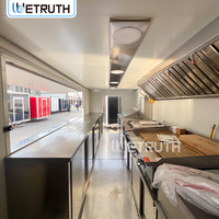 Wetuth Kiosque de restauration de rue de haute qualité entièrement équipé, camion-remorque mobile pour BBQ, pizza, crème glacée, stand de restauration, remorque de concession alimentaire