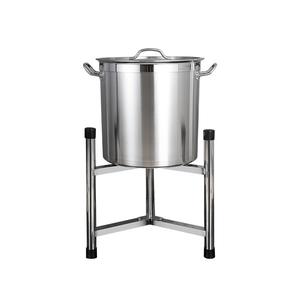 Yolecen Seau en acier inoxydable isolé commercial huile scellée chariot à roues universel seau à eau bouillante épaissie pour pots à soupe - Product Image 4