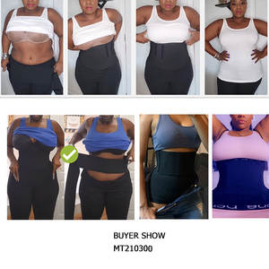 HEXIN Fat Burning Shaper Tummy Control Wrap Around <span class=keywords><strong>Waist</strong></span> Trainer Women Sauna Wrap Bandage <span class=keywords><strong>Waist</strong></span> Trainer Belt - Product Image 3