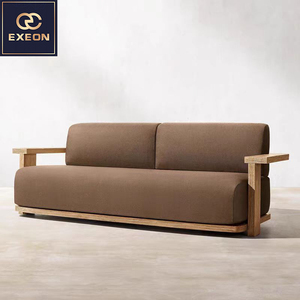 Villa moderne de luxe piscine <span class=keywords><strong>salon</strong></span> mobilier d'extérieur conception personnalisée en teck bain de soleil canapé-chaise - Product Image 3