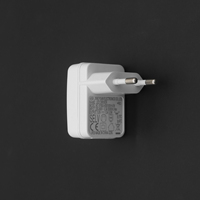 Cargador de Pared USB 2025, Adaptador de 5V 1A 5W con Enchufe Europeo, Material de PC para Teléfono