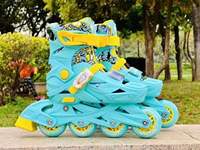 Patins à roulettes en ligne pour enfants Nine-Mentor Training, 100 % originaux, 100 % authentiques, en toile et TPR, pour débutants, garçons et filles