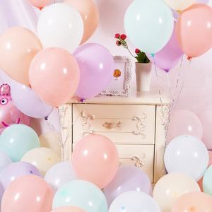 Happy Birthday Wedding <b>Decoration</b> Macaroon Globos Candy Colored Latex Party pink Paste <b>Balloons</b> - Product Image 3