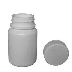 50cc White Plastic HDPE Bottle Pharmaceutical <strong>Container</strong> <strong>for</strong> Oral Solid Medication Pill Capsule <strong>Tablet</strong> Powder with Screw Cap CRC - Product Image 6