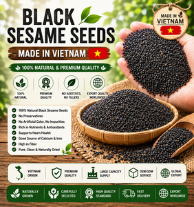 Graines de sésame noir vietnamien, graines de sésame naturelles de qualité supérieure, adaptées à la transformation alimentaire et à la boulangerie - Product Image 3