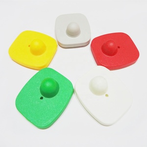 High Sensitivity 8.2MHz RF <strong>Hard</strong> <strong>Tag</strong> Mini Square Security <strong>Tag</strong> 48*42mm Black Color <strong>Hard</strong> <strong>Tag</strong> for <strong>EAS</strong> Systems