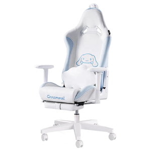 <span class=keywords><strong>Silla</strong></span> de Gaming de <span class=keywords><strong>Cinnamoroll</strong></span> para chica, asiento blanco de diseño bonito Autofull, India y Tailandia, regalo para hija - Product Image 2