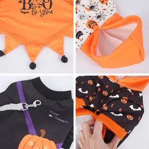 Đáng yêu Pet Trang Phục Cosplay Dog quần áo chú hề Pet Hoodies Con Chó Nhỏ quần áo cho Halloween