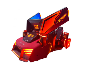 התאמה אישית Vr משולש מסך מירוץ סימולטור פנים/חיצוני יישום מסחרי פיברגלס מחשב עבור קניונים שדות תעופה - Product Image 5