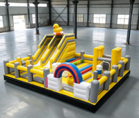 Grand château gonflable commercial pour enfants, aire de jeux pour fêtes, parcs et événements