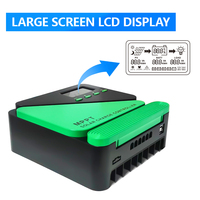 SUYEEGO Contrôleurs de charge de batterie solaire 12v 24v Solar Mppt Charger 10A 20A 30A 40A 60A pour système solaire utiliser panneau