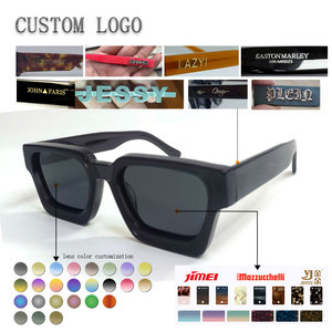 Rectangle <b>Sunglasses</b> Tortoise Shell Pattern <b>Gradient</b> Lenses Full Rim Unisex Adult UV400 Protection - Product Image 2