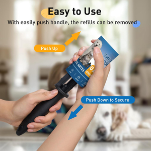 <span class=keywords><strong>Cepillo</strong></span> Removedor de Pelo de Mascotas Extra Pegajoso para Eliminar el Pelo de Perros y Gatos, Rodillo Manual de Plástico para Limpieza del Hogar y Eliminación de Polvo - Product Image 5