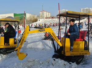 Manèges de fête foraine Jeux pour enfants Manège à pièces pour enfants Excavatrice à monter pour enfants - Product Image 5