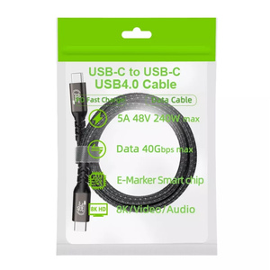 2m usb4 40Gbps thunderbolt4 Loại C nhanh 8K 60Hz 240W sạc ngày cáp cho XIAOMI Samsung điện thoại MacBook Pro máy tính xách tay Huawei - Product Image 6