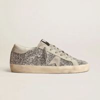 Chaussures décontractées GGBD Designer en cuir véritable, marque de luxe, avec logo doré et décoration étoile, style marche GGBD