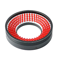 Penjualan laris lampu cincin LED R/G/B/W 4 baris bola lampu mesin iluminator penglihatan untuk inspeksi PCB pencahayaan area besar