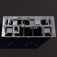 Maison conteneur à construction rapide, modulaire en kit, taille personnalisée, pour atelier, entrepôt, bureau de chantier, villa, hôtel, appartement, ferme