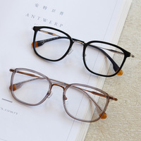 Montura de gafas para hombre y mujer, montura de titanio puro ovalada Retro, prescripción óptica, miopía, hipermetropía, gafas ultraligeras, gafas de oro plateado