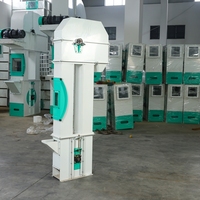 Élévateur à godets vertical à grande capacité, résistant à l'usure, machine complète de levage de céréales pour l'utilisation en usine de rizerie