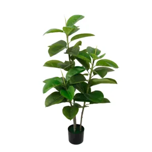 2024 new Factory Real Touch Artificial Plants 110CM 44Leaves Oak Tree In Pot Decoration for Indoor Home Outdoor