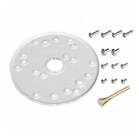 Plaque de Base de routeur en acrylique, pour Makita RT0701C & Makita XTR01, modèle de routeurs, garniture Lucite, gabarit de découpe de cercle de précision