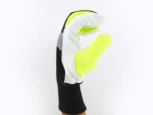 Goatskin-guantes de trabajo para construcción, guantes de seguridad para trabajo mecánico Industrial, de soldadura - Product Image 5