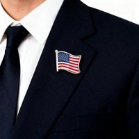 Épingles de revers personnalisées en forme de drapeau, en métal doré, argenté ou rose, vierges pour sublimation, à personnaliser soi-même, pour événements, cadeaux souvenirs