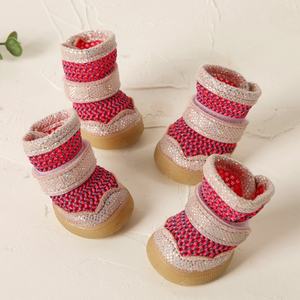 Chaussures pour chien de compagnie, confortables, douces, élégantes, respirantes, pratiques, sans danger pour les pieds, faciles à enfiler - Product Image 5