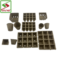 Plateau de panier de baies biodégradable petites boîtes d'emballage de pulpe moulée pour les fruits et légumes plateau de pâte à papier écologique panier de fruits