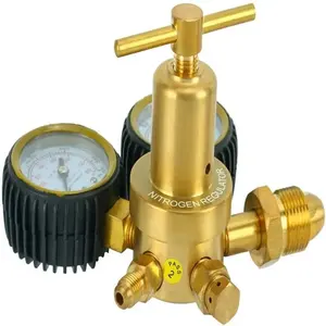 HUIXIN HX-D-033 alta pressione dell'azoto valvola di riduzione della pressione ottone stile americano 1/2 "-2" - Product Image 5