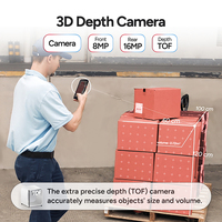 Lecteur de codes à barres 1D 2D Logistique de poche Pda NFC Industrial Android 13 TOF Caméra Collecteur de données 6 "Écran tactile Terminal