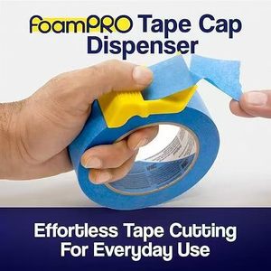 Tape Cap Tape Roller Small Tape Cutter For Painting Crafts Household Use Red Green Blue Colors With Yellow Dispenser - Product Image 5