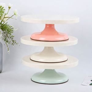 Plato Giratorio para Tartas de 10 Pulgadas, Base de ABS Antideslizante, Ecológico <span class=keywords><strong>y</strong></span> Saludable para Cocina - Product Image 1