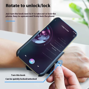 <span class=keywords><strong>Support</strong></span> de Téléphone Rotatif à 360° pour Poignet de Vélo, <span class=keywords><strong>Support</strong></span> Brassard pour Smartphone, Sangle de Poignet pour Course, Randonnée, Cyclisme - Product Image 5