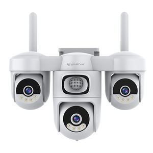 Telecamera di Sicurezza Solare 4G all'Ingrosso, 3 PTZ, <span class=keywords><strong>4</strong></span> Schermi, Registrazione 24/7, 2 Pannelli Solari, Batteria 12000mAh, 12MP, IP66, Audio Bidirezionale - Product Image 4