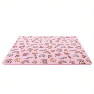 Tapis de sol Vianney en peluche rectangulaire à imprimé dessin animé, pour usage domestique en hiver, écologique, style princesse - Product Image 1