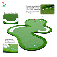 Golf professionnel putting green gazon artificiel réaliste intérieur extérieur Golf putting tapis de pratique pour l'entraînement au swing