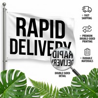 Drapeau/Bannière Publicitaire Personnalisé en Polyester Durable 3x5 ODM – Livraison Rapide, Échantillon Gratuit, Prix Bas pour Entreprises – Populaire et Abordable
