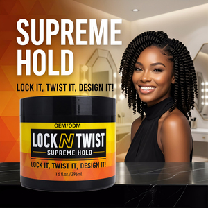 Gel Fijador para Peinados Lock N Twist Supre Hold, Sin Frizz, Sin Residuos, para Todo Tipo de Cabello, 10oz - Product Image 2