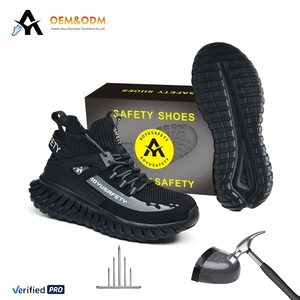 2025 OEM Anti- Smashing Jogger <span class=keywords><strong>zapatos</strong></span> de seguridad para hombre invierno gamuza lona piel deporte botas de <span class=keywords><strong>trabajo</strong></span> Aplicación de fábrica - Product Image 1