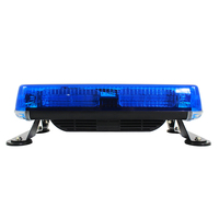 Mini Barra de Luces LED con Altavoz y Sirena Integrados, Resistente al Agua, Luz de Advertencia de Emergencia para Autos y Camiones, Fácil de Instalar