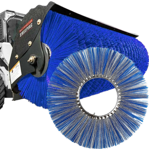 Spazzola a rullo in PP/Acciaio/Misto per attrezzi spazzatrici stradali, con setole in plastica e acciaio, per la pulizia delle strade - Product Image 1