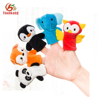 Boneka Jari Hiu Profesional Realistis, Alat Peraga Bercerita, Boneka Tangan untuk Teater
