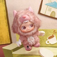 Authentique POP MART ZSIGA I'm Zsiga Pendentif en vinyle et peluche, ensemble complet de 6 styles, breloque de sac et porte-clés de collection, cadeau
